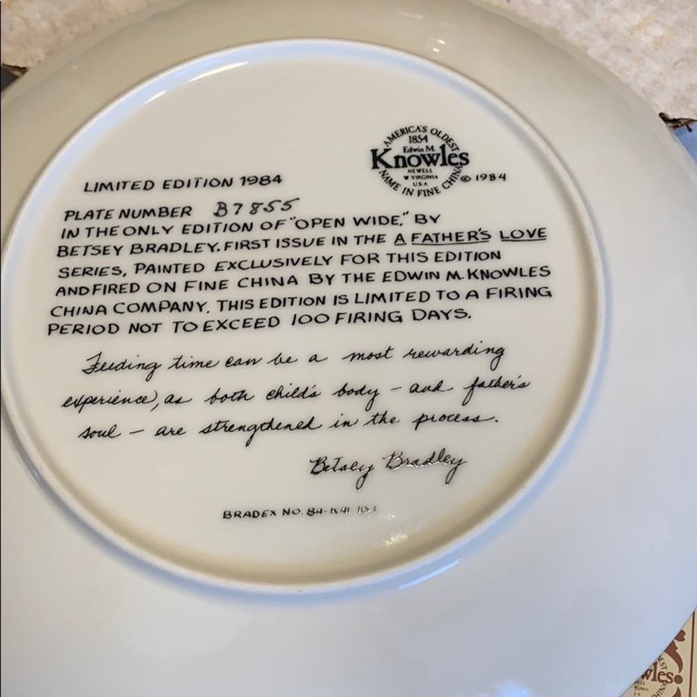 Knowles “Open Wide” Plate - Picture 2 of 6